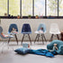 Cadeira Eames em Plástico DSW / Base dark maple
